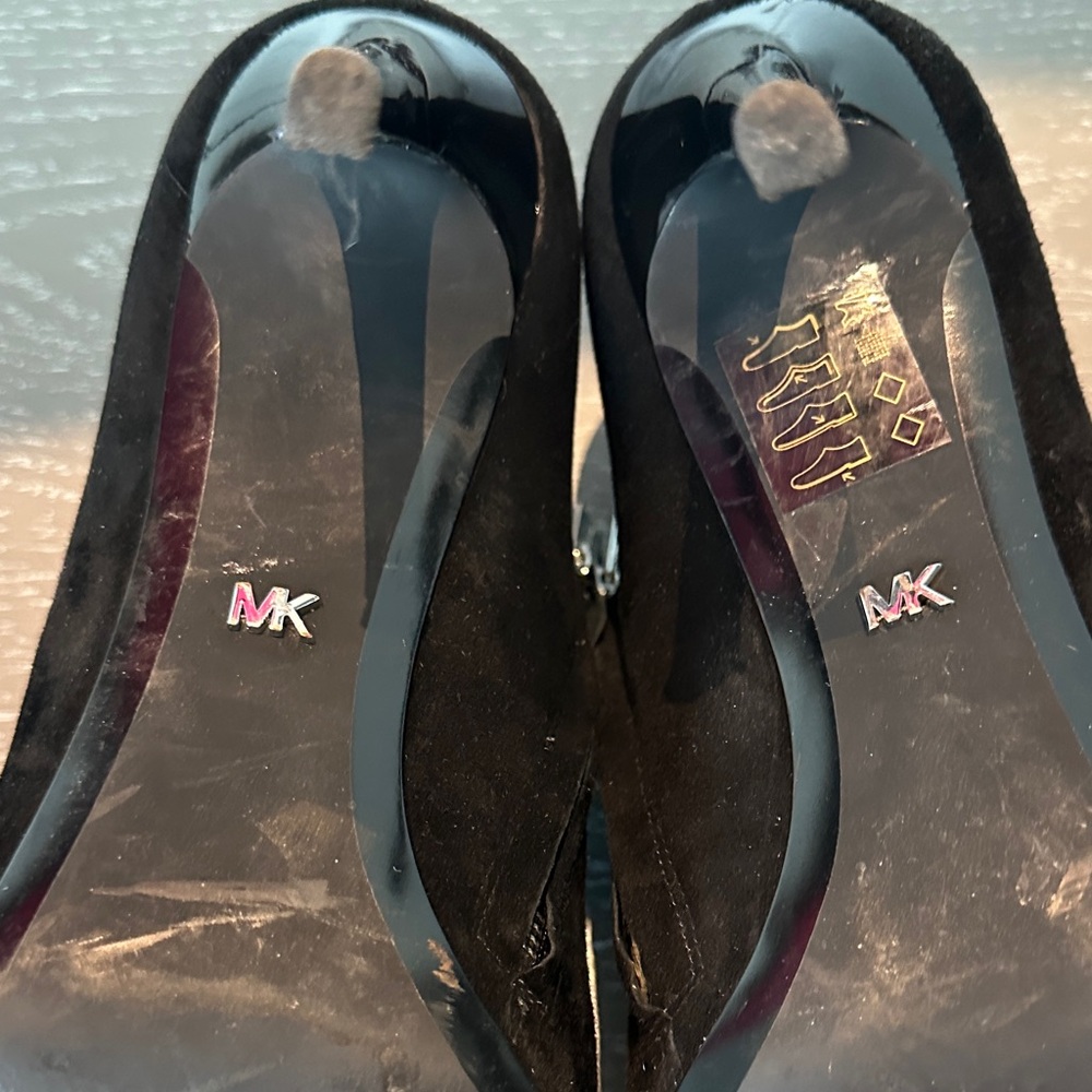 Michael Kors Black Heeled Boots - Picture 9 of 9